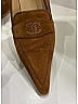 Chanel 100% Suede Solid Brown Heels Size 8 - photo 5