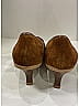 Chanel 100% Suede Solid Brown Heels Size 8 - photo 3