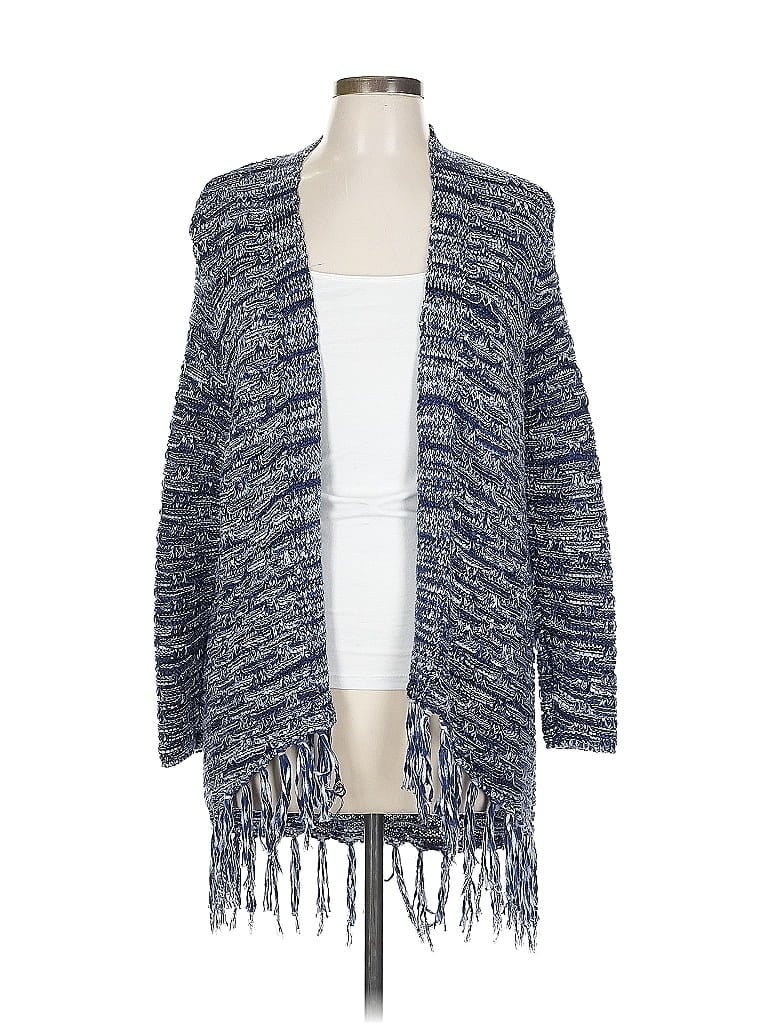 Pre-owned Chico's Cardigan Sweater In Blue