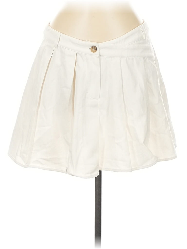 Pre-owned Le Lis Casual Skirt In White