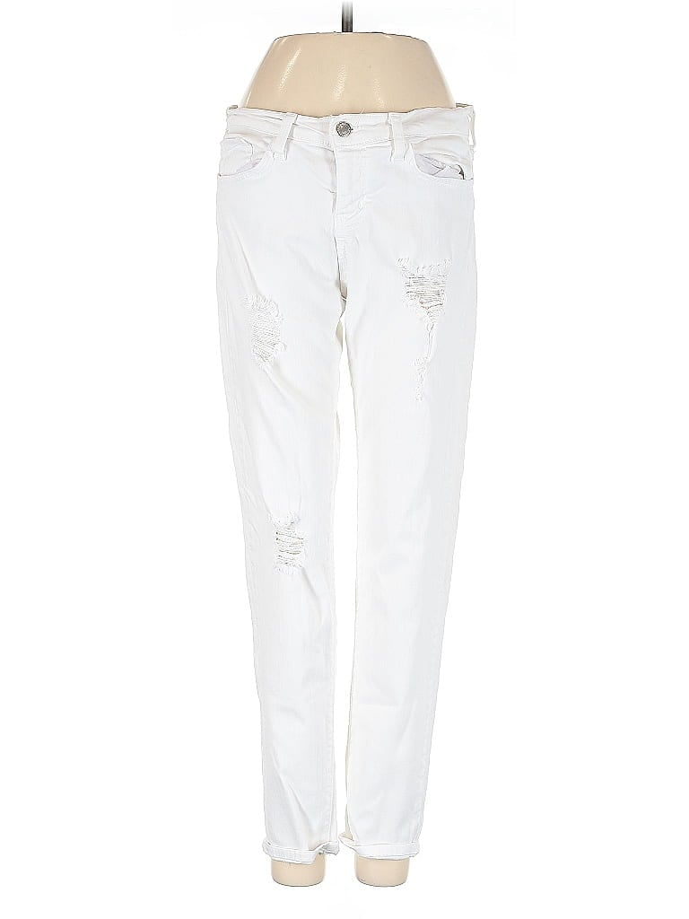 Flying Monkey Hearts White Jeans Size 24 waist - photo 1