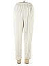 Alfred Dunner 100% Polyester Solid Ivory White Casual Pants Size 14 - photo 1