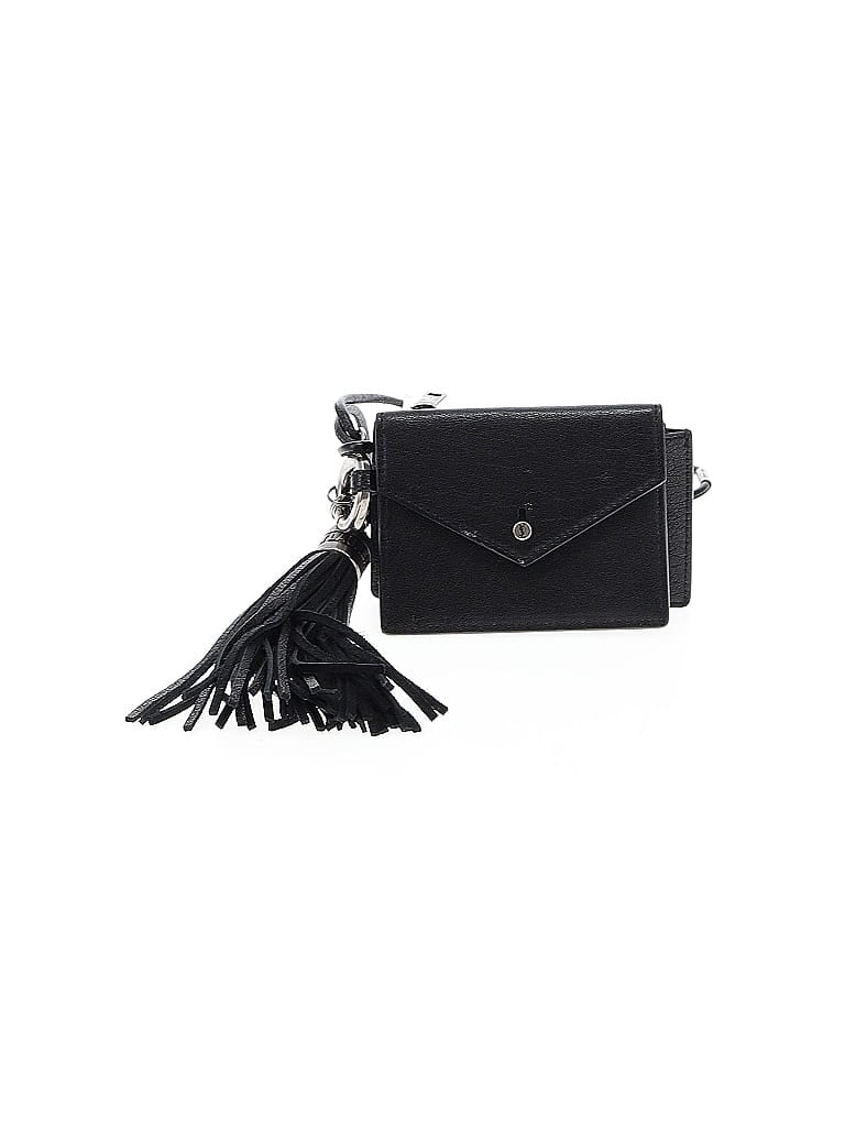 Saint Laurent 100% Leather Solid Black Leather Wristlet One size - photo 1