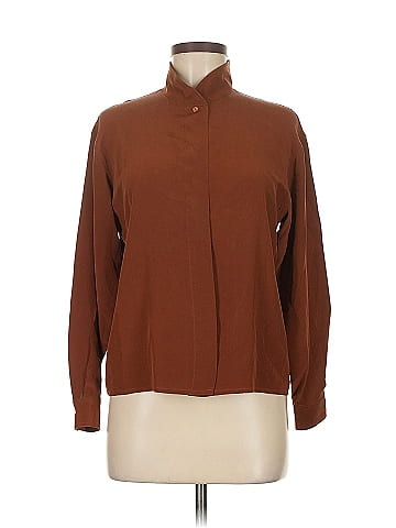 Austin Reed Long Sleeve Silk Top (view 1)