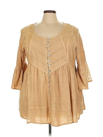 Roaman's 3/4 Sleeve Blouse (view 1)