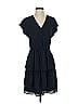 Point Sur Solid Blue Casual Dress Size 2 - photo 1