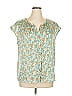 Talbots Outlet 100% Polyester Teal Sleeveless Blouse Size XL - photo 1