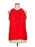 Violet & Claire 100% Polyester Red Sleeveless Blouse Size XL - photo 1
