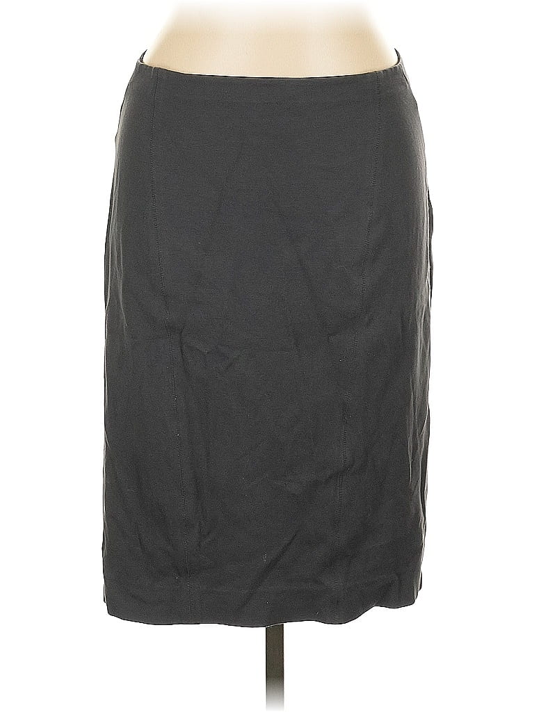 Pre-owned Ann Taylor Formal Skirt In Gray