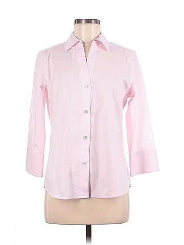 Foxcroft 3/4 Sleeve Button-Down Shirt (view 1)