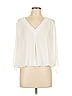 Soho JEANS NEW YORK & COMPANY 100% Polyester Ivory 3/4 Sleeve T-Shirt Size L - photo 1