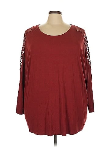 Roaman's 3/4 Sleeve Top (view 1)