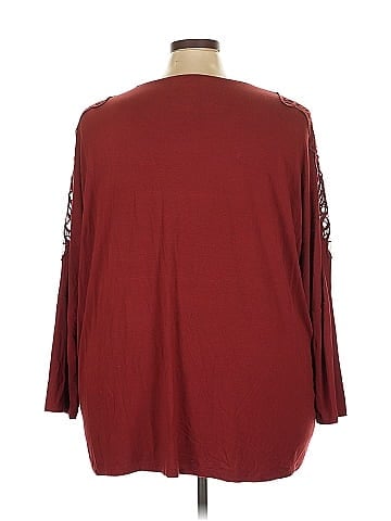 Roaman's 3/4 Sleeve Top (view 2)