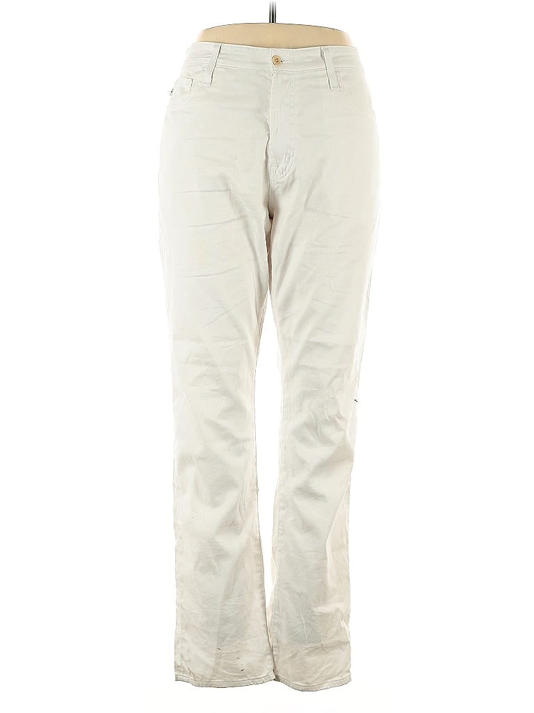 Pre-owned Adriano Goldschmied Jeans In White