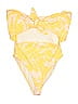 ASOS Tie-dye Yellow One Piece Swimsuit Size 2 - photo 2