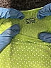 Gerber 100% Cotton Polka Dots Green Short Sleeve Onesie Size 3-6 mo - photo 3