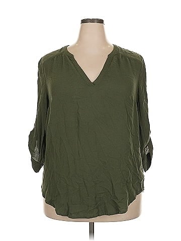 Torrid 3/4 Sleeve Blouse (view 1)