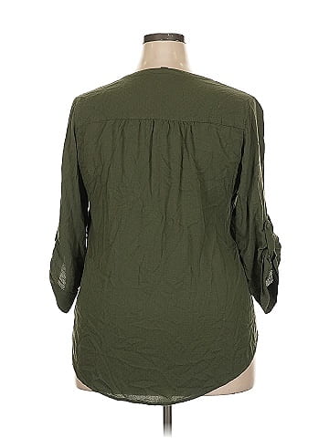Torrid 3/4 Sleeve Blouse (view 2)