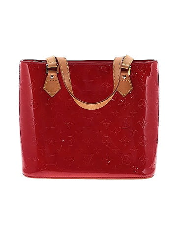 Louis Vuitton Vintage Red Monogram Vernis Houston Tote Bag (view 1)