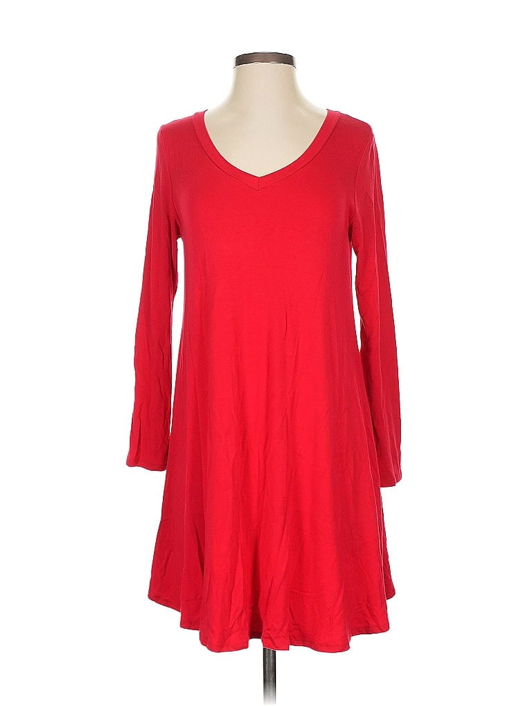 Click to view more detailed imagery on our partner's website Pre-owned The Zigzag Stripe Casual Dress In Red