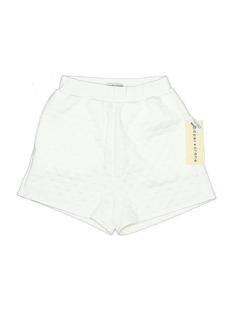 Paper Crane Athletic Shorts In White