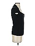 White House Black Market Black Short Sleeve Top Size S - photo 4
