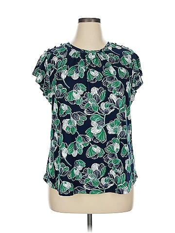 Liz Claiborne Short Sleeve Blouse (view 1)