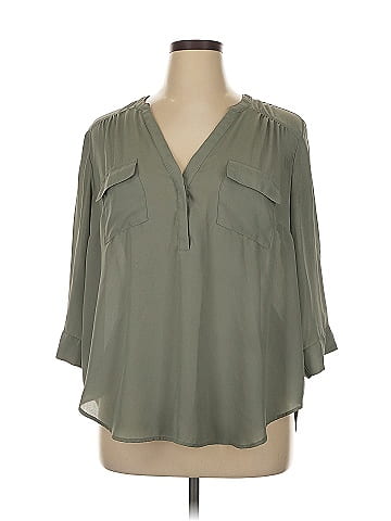 Torrid 3/4 Sleeve Blouse (view 1)