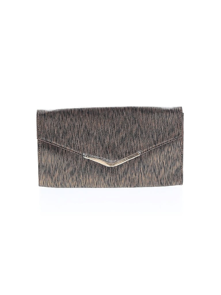 Bijoux Terner Animal Print Gold Brown Clutch One size - photo 1