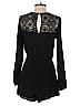 Xhilaration 100% Rayon Black Romper Size S - photo 2