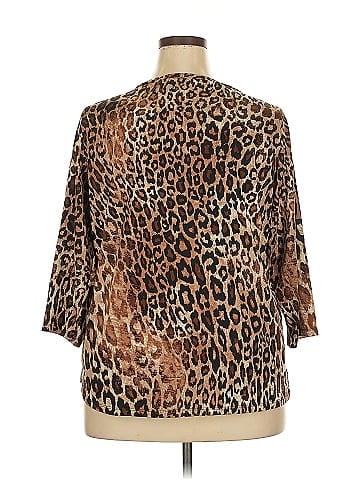 Worthington 3/4 Sleeve Blouse (view 2)