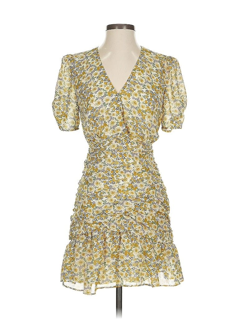 Pre-owned Astr Cocktail Dress In Yellow
