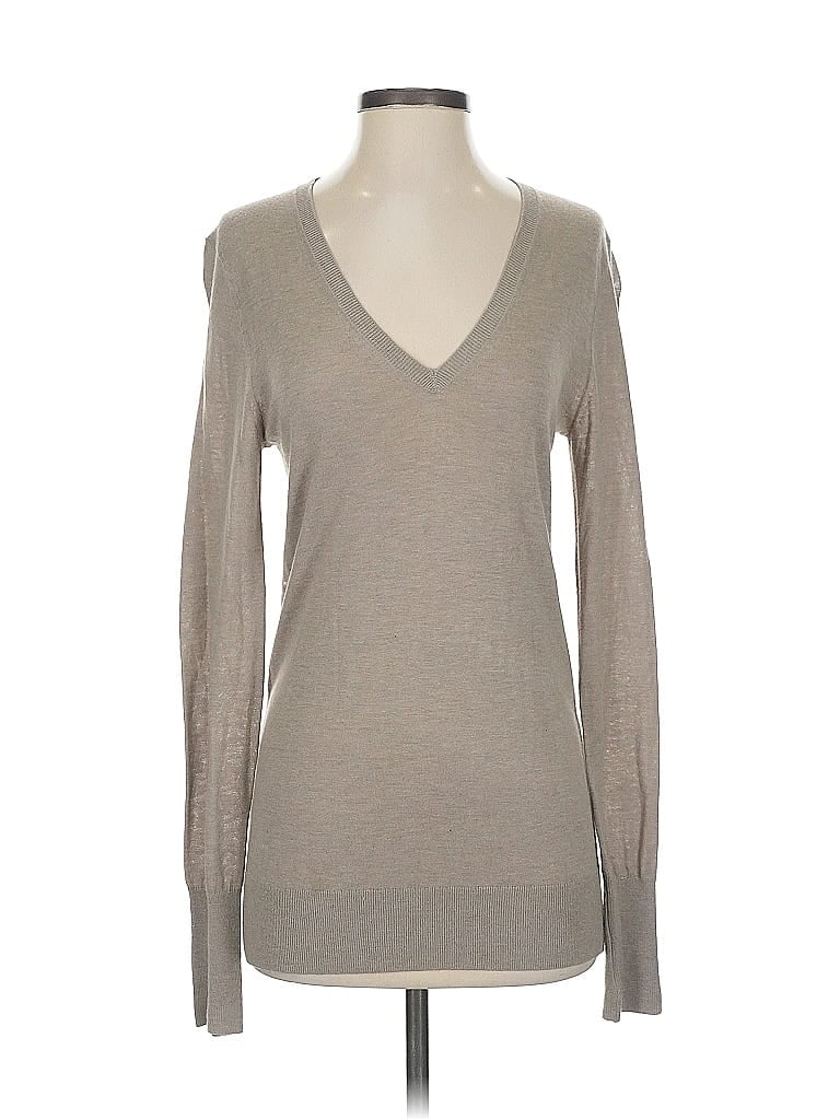 Pre-owned Ann Taylor Pullover Sweater In Gray