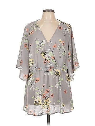 Torrid 3/4 Sleeve Blouse (view 1)