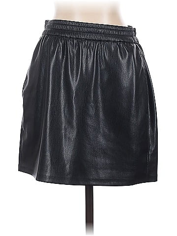 Babaton Faux Leather Skirt (view 1)