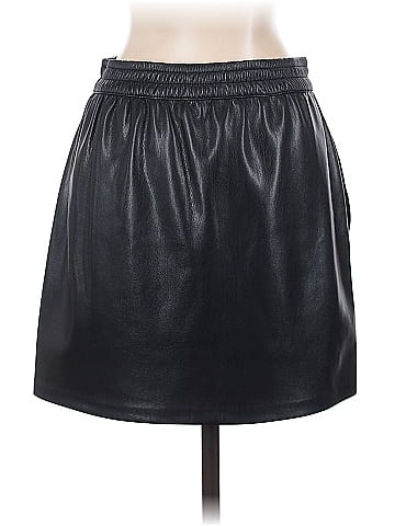 Babaton Faux Leather Skirt (view 2)