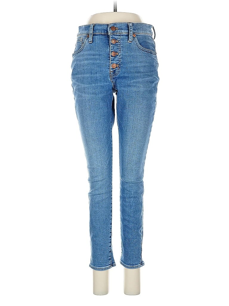 Madewell Solid Blue Black Jeans Size 28 waist - photo 1