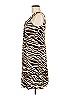 Lucy & Laurel Animal Print Brown Casual Dress Size 8 - photo 5