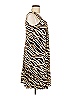 Lucy & Laurel Animal Print Brown Casual Dress Size 8 - photo 4