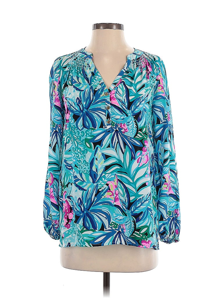 Top Long Sleeve Designer By Lilly Pulitzer In White, Size: Xs main image 1