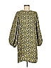 H&M Print Yellow Casual Dress Size M - photo 1