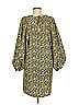 H&M Print Yellow Casual Dress Size M - photo 2