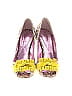 ETRO Floral Yellow Tan Heels Size EU 40 - photo 2
