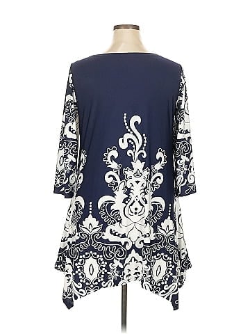 White Mark 3/4 Sleeve Top (view 2)