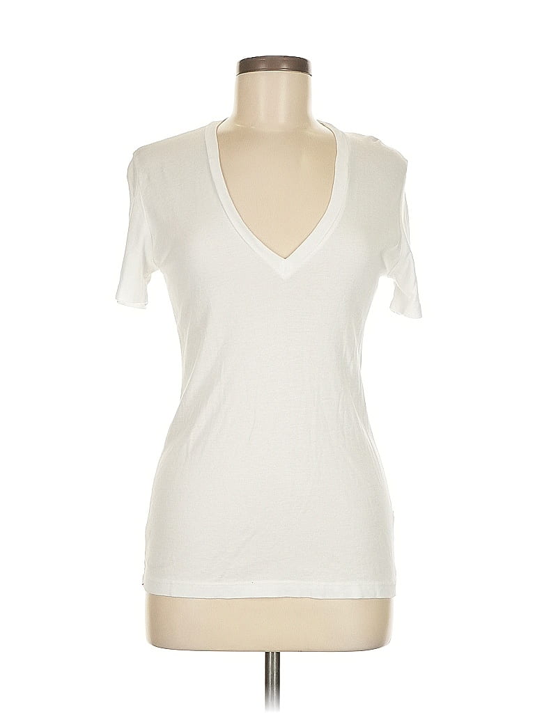 Monrow Ivory Short Sleeve T-Shirt Size M - photo 1