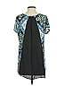 Lavish Teal Short Sleeve Blouse Size S - photo 2