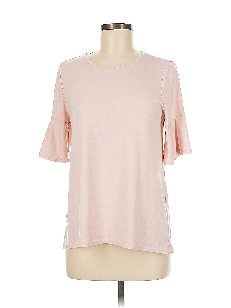 Pre-owned Ann Taylor Loft 3/4 Sleeve T-shirt In Pink