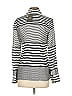Armani Exchange 100% Polyester Stripes Gray Long Sleeve Blouse Size XS - photo 2