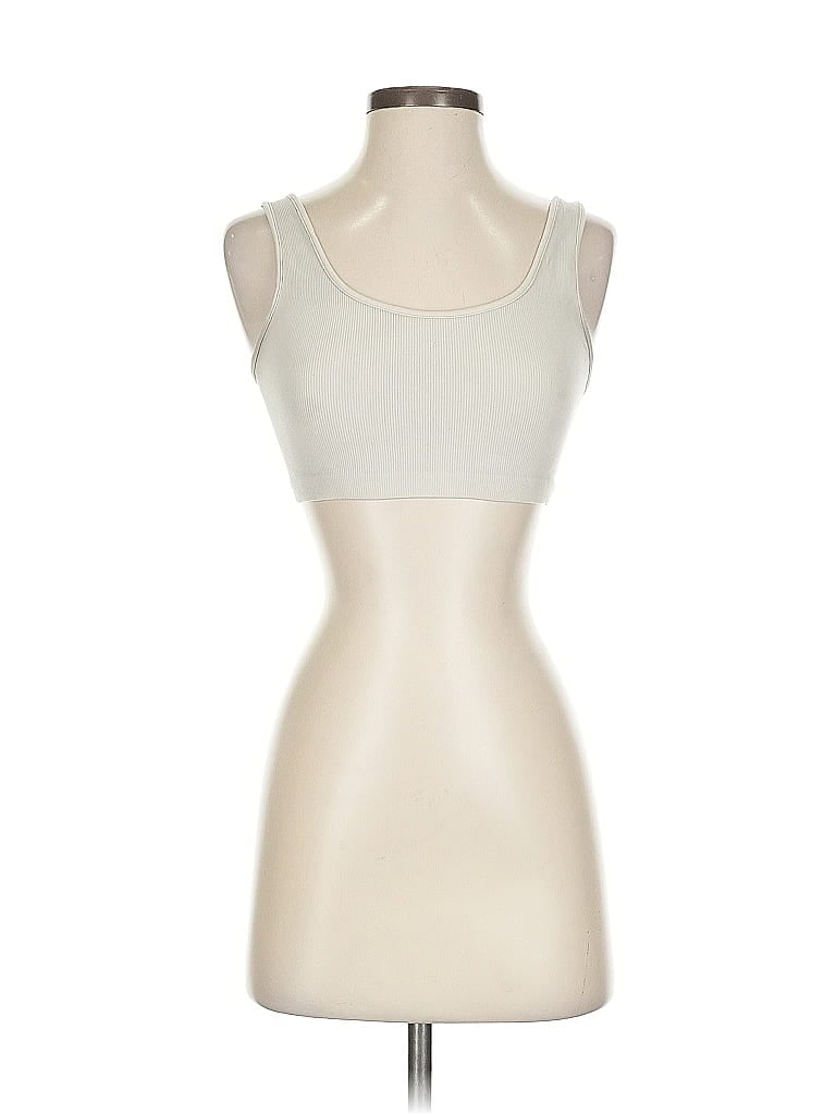 Click to view more detailed imagery on our partner's website Pre-owned American Eagle Outfitters Tank Top Ivory Strapless Neckline Tops In White