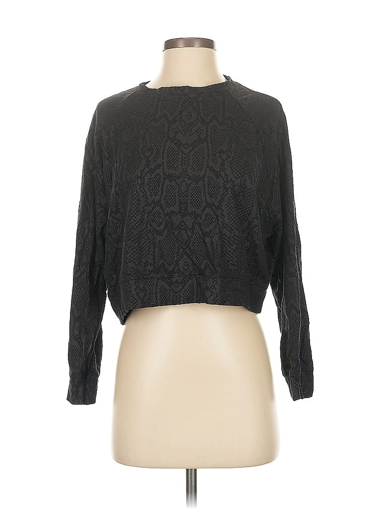 Terez Gray Long Sleeve T-Shirt Size XS - photo 1